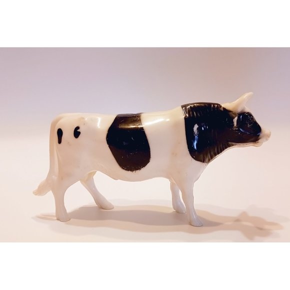 Vintage Nylint Corp Bull toy figure made of Hard Plastic farm animal - Picture 4 of 8